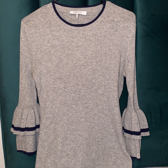 FRAME Double Ruffle Cuff Sweater - Picture 5 of 5